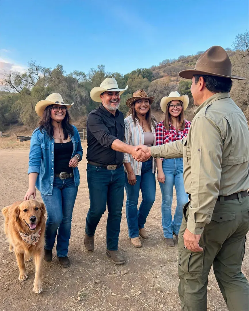 Bienvenida de rancho